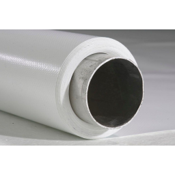 LuxS White Vinyl Background 3.5m wide x 6m Long Mounted on a 52mm (2") Alloy Core