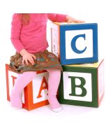 Denny ABC Wooden Posing Blocks Primary Colours