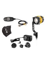 Dedolight 20W LED Daylight System, Includes Fixture, Barndoors, Dimmer & Transformer