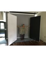 LuxS Extra Large PolyBoard Black - White  