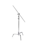 Interfit 3m C Stand with 100cm Boom Arm Silver