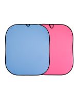 Manfrotto Plain Collapsible Reversible Background 1.8m x 2.15m Blue/Pink