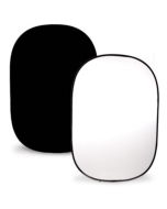 Denny Twist Flex Collapsible Background Black/White 1.8m x 1.5m