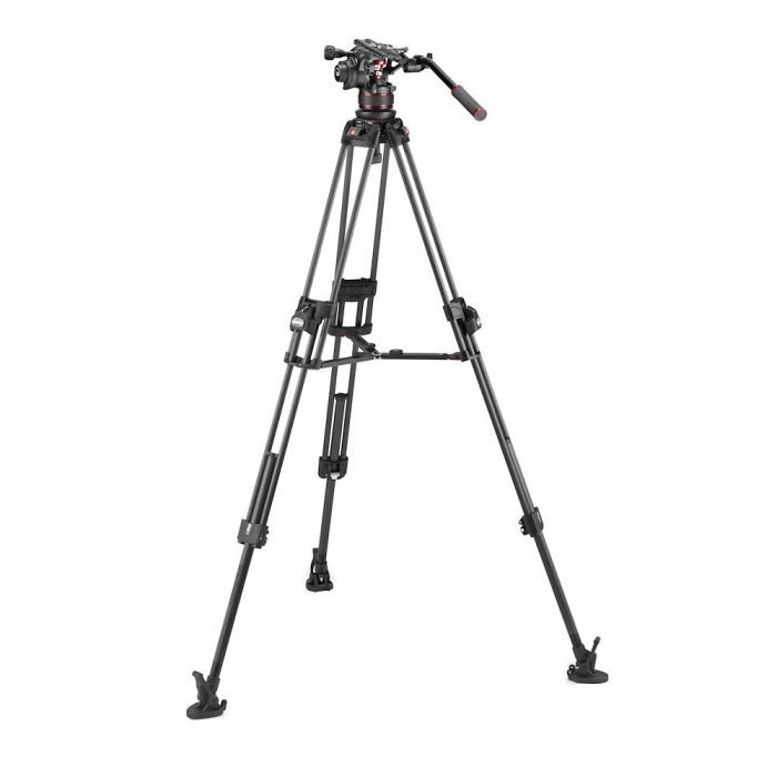 Manfrotto Nitrotech 612 Series with 645 Fast Twin Carbon Fibre Tripod