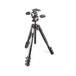 Manfrotto 190 Aluminium 4-Section Tripod with Head