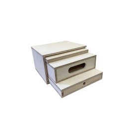 LuxS Half Size Apple Box Set in Natural