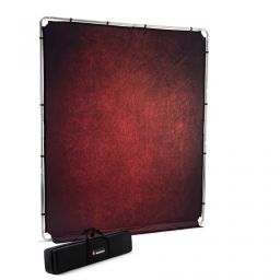 Manfrotto EzyFrame Vintage Background 2 x 2.3m Crimson