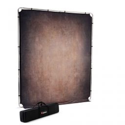 Manfrotto EzyFrame Vintage Background 2 x 2.3m Walnut
