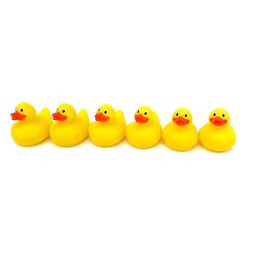 Pack of 4 Small Rubber Ducklings Newborn Baby Prop Duck