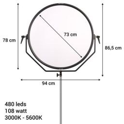 Falcon Eyes 78cm Bi-Color LED Lamp Sophiez 