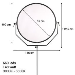 Falcon Eyes 100cm Bi-Color LED Lamp Sophiez 