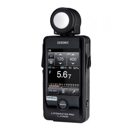 Sekonic Litemaster Pro L478DR With Radio Trigger