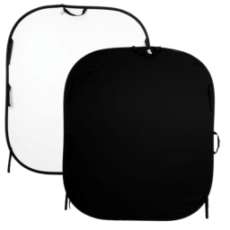 Manfrotto Plain Collapsible Reversible Background 1.5m x 1.8m Black/White