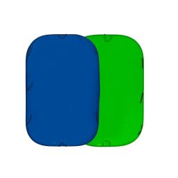 Manfrotto Collapsible Reversible Background 1.8m x 2.1m Chromakey Blue/Green