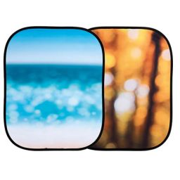 Manfrotto Out of Focus Collapsible Reversible Background 1.2m x 1.5m Autumn Foliage/Seascape