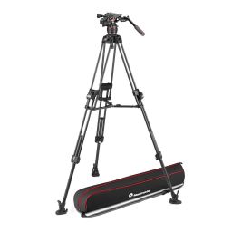 Manfrotto Nitrotech 608 Series with 645 Fast Twin Carbon Fibre Tripod
