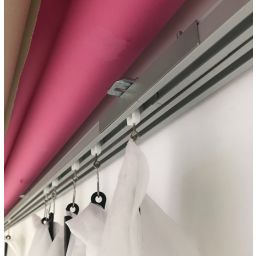 Denny Muslin Curtain Track - Straight 2.4m Length