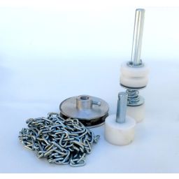 LuxS Premium Chain System Pole ends, Reel, Chain & Brake