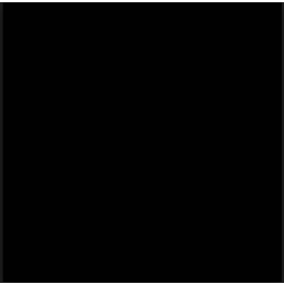 Denny 2.7 x 5.5m Solid Black Hand Painted Canvas