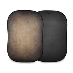 Manfrotto Vintage Collapsible Background 1.5 x 2.1m Walnut/Pewter