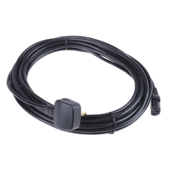 15m AC Mains Cable with Fitted UK Plug