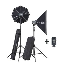 Elinchrom D-Lite RX One/One Softbox To Go and Background Kit