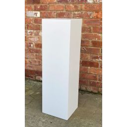 LuxS White Tall Posing Podium Block