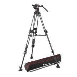 Manfrotto Nitrotech 612 Series with 645 Fast Twin Carbon Fibre Tripod