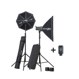 Elinchrom D-Lite RX 4/4 Softbox To Go and Background Kit