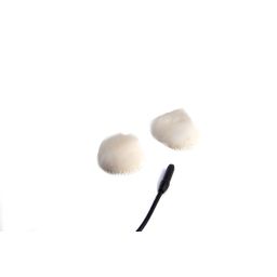 Rycote Overcovers White - 6 White fur discs/30 Stickies Original