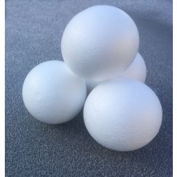 Pack of 4 Polystyrene Snowballs Prop 