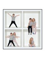 LuxS White Box Photography Pedestal Cube Frame