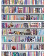 Denny 1.5 x 1.8m Playbrary Printed Canvas Backdrop