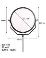 Falcon Eyes 60cm Bi-Color LED Lamp Sophiez 