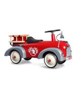 Childs Metal Bodied Fire Engine Ride On Toy