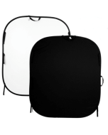 Manfrotto Plain Collapsible Reversible Background 1.5m x 1.8m Black/White