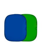 Manfrotto Collapsible Reversible Background 1.5m x 1.8m Chromakey Blue/Green