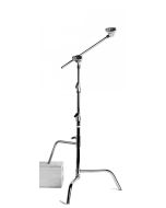 Hollywood 51cm (20") Double Riser Sliding Leg, with Grip Head and Arm MD-756020