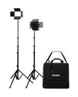 Phottix Kali 50 Bi-Colour Studio LED Light Twin Kit with Remote