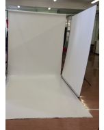 LuxS White Vinyl Drop Down Side Screen Reflector