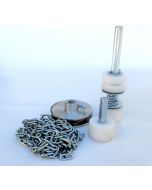 LuxS Premium Chain System Pole ends, Reel, Chain & Brake